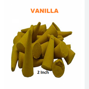 Best Brand <b>Incense</b> <b>Cones</b> Wholesale Supply Natural Vanilla <b>Backflow</b> <b>Incense</b> <b>Cones</b> (Yellow) with Sandalwood Scent Made from Wood - Product Image 1