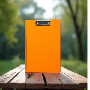 Portapapeles MAUL de 23 x 32 cm, Laminados en Naranja, Material de Cartón, 23 cm de Ancho x 32 cm de Alto, Tamaño Conveniente para Uso Diario - Product Image 3