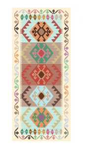 Alfombra con nudo gris para el hogar, alfombra rectangular larga colorida, patrón turco anudado a mano, tamaño multicolor y personalizado disponible - Product Image 4