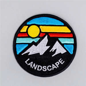 Custom Cloth Embroidery Large Iron on Patch 3d Puff Logos Embroidered Name Letter Hook and Loop Patches for Clothes Bag - Product Image 3