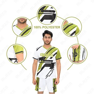 Conjuntos de Uniformes de Fútbol Personalizados, Camisetas de Fútbol Sublimadas Profesionales de Alta Calidad, Transpirables y de Secado Rápido, Kits de Ropa Deportiva para Equipos - Product Image 3