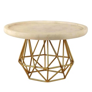 Plato de postre único, soporte de pastel de boda de lujo Ultra brillante, soporte metálico de 3 niveles de alta calidad, soporte de repostería moderno creativo - Product Image 4