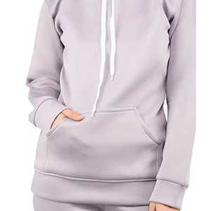 Survêtement 2 pièces automne-hiver pour femmes-Ensemble de sweats à capuche Streetwear Hoodies Wear - Product Image 4