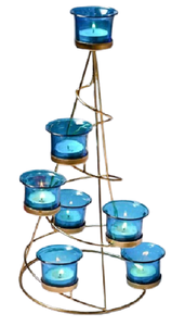 Lustre ornemental en métal éclairage Rectangle plafond suspendu supports ramifiés pour plusieurs lumières pour les célébrations du Ramadan - Product Image 4