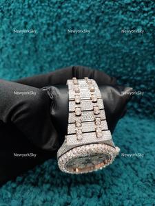 Meilleure vente, fabricant, exportateur, fournisseur, grossiste, poignet en moissanite avec diamant, bracelet en acier inoxydable - Product Image 3