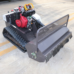 <b>Robotic</b> Self-Propelled Cordless 4-Stroke Gas-Electric Hybrid Four-Wheel-Drive Lawn Mowers with <b>Remote</b> <b>Control</b> for Houses Gardens - Product Image 4