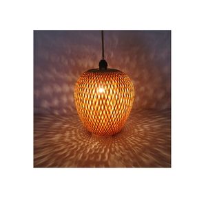 Reasonable Price Luxury Design Bamboo <b>Lamp</b> Modern Handmade <b>Wicker</b> Rattan Indoor Outdoor Home Decor Ceiling <b>Lamp</b> - Product Image 1