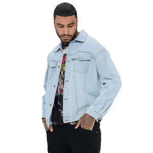 Veste en jean durable pour hommes vêtements décontractés d'hiver manteau boutonné élégant sur mesure vêtements essentiels de haute qualité - Product Image 4