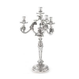 Centro de mesa de boda con 5 brazos, decoración de boda, candelabro clásico, diseño elegante, de la India, última edición - Product Image 2
