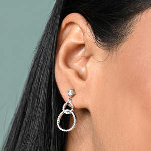 Pendientes de Plata de Ley 925 de Primera Calidad para Mujeres y Niñas, Accesorio de Moda - Product Image 4