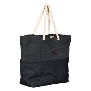 Bolsas de playa de lona de algodón duraderas ecológicas Mango de cordón de algodón blanco medio Uso de embalaje diario Pantalla de dibujos animados Tasa competitiva - Product Image 1