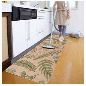 Ensemble de tapis de cuisine deux pièces sur mesure, modernes et originaux, en lin et caoutchouc, lavables et résistants à l'eau pour évier et cuisinière - Product Image 4