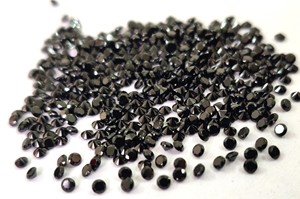 Spinelle noir naturel rond 2mm taillé à facettes-pierre précieuse lâche de qualité supérieure - Product Image 6