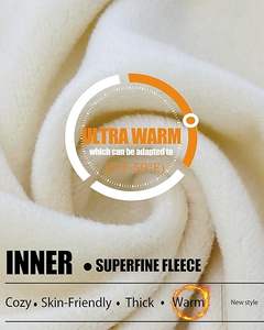 Gorro de Invierno Informal de Spandex/Poliéster con Forro Polar para Unisex, Gorros Suaves, Cálidos, Transpirables, Impermeables, con Bordado Sólido - Product Image 2