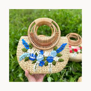 PRODUCTO BOLSA DE JACINTO DE AGUA PRODUCTO VENTA CALIENTE CON NUEVO MATERIAL MEJOR PRECIO DE BLUE LOTUS FARM VIET NAM NUEVA MODA BOLSA DE MUJER - Product Image 1