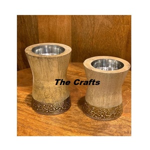 Wooden Mubkhar Bakhoor Burner Set Of Two Superior Quality Mabkhara <b>Oud</b> Burner For Hotel Fragrance Use - Product Image 4