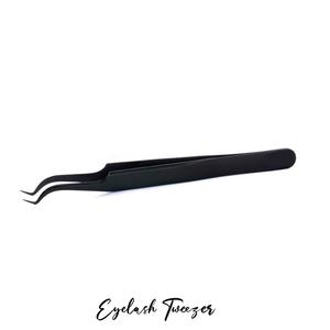 Pinzas de extensión de pestañas de acero inoxidable de etiqueta privada para maquillaje de volumen herramienta de aislamiento recto - Product Image 6