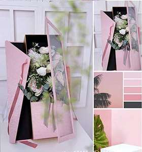 TRIHO-Caja de regalo de lujo TRb- 1468, con tapas, plegable, con cierre magnético, vacía, para bodas, día de la madre - Product Image 4