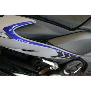 Kit Adesivi 3D in Gel su Misura Effetto Carbonio-Blu Metallico per YAMAHA Tmax 560 2020-21, Decorazioni per Moto - Product Image 3