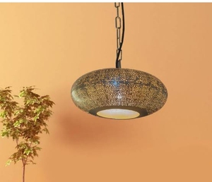 โคมไฟเหล็กโมร็อกโกหลายสีเคลือบทองได้รับการรับรองอุปกรณ์ไฟแก้วระดับพรีเมี่ยม - Product Image 2