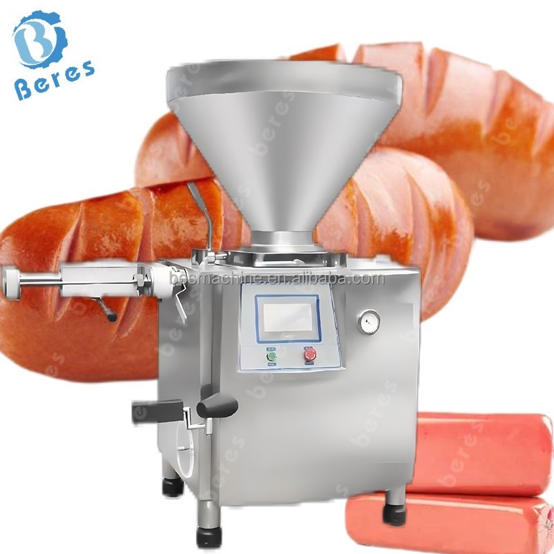 Meat Processing Machine Sausage Production Line Automatic Vacuum Filler for Sausage Making With Hoist