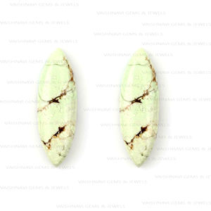Quartz citron naturel de haute qualité longue marquise coupe 10x30mm dos plat calibré Cabochon pierres précieuses en vrac fabrication de bijoux - Product Image 4
