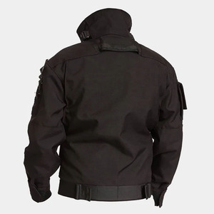 Custom Black Workwear Down <b>Jacket</b> Multi Pocket Tech wear Detachable Hood Bomber Designer Winter <b>Jacket</b> for <b>Men</b> Haus Industries - Product Image 6