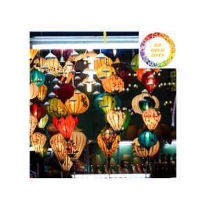 Linternas artesanales de seda de Vietnam para instalación en exteriores en festivales Eventos culturales y calles festivas - Product Image 4