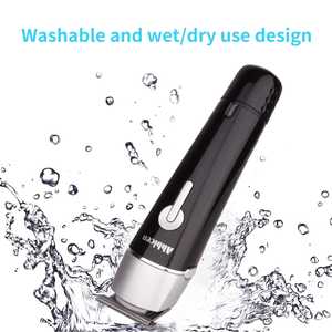 Kit de Aseo Masculino 5 en 1, Afeitadora Doble y Recortadora de Precisión para Nariz y Orejas, Recortadora de Barba Impermeable con Fuente de Alimentación USB y Batería - Product Image 4