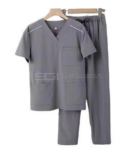Uniforme Médico para Hombre a Precio Razonable, Última Moda en Uniformes Médicos, Conjuntos de Uniformes Médicos con Cuello Alto y Manga Corta, Diseños Únicos - Product Image 1