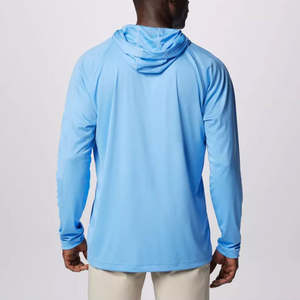 Customized High Quality UPF50+ Quick-Drying UV Moisture-Wicking Short Sleeve Turtleneck Collar Formal Performance <b>Hooded</b> Pattern - Product Image 3