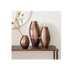 Jarrón de Flores de Metal Negro al por Mayor con Florero Redondo de la Más Alta Calidad para Uso en Hoteles y Restaurantes - Product Image 4