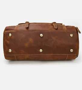 Bolsos de lona de viaje de cuero de lujo personalizados para hombres y mujeres bolso de cremallera Boston de diseñador de negocios al aire libre cuero de lujo personalizado - Product Image 2