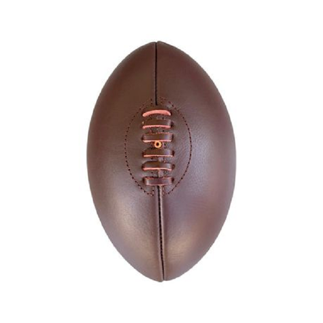Pallone Football Americano ALL SPORT VINTAGE - Pelle Di Vacchetta, Cucito A Mano, Stile Retro
