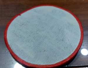 Insignias de parche tejido para planchar con etiqueta personalizada de alta calidad de JORDAN para bordes de ropa OVERLOCKED - Product Image 6