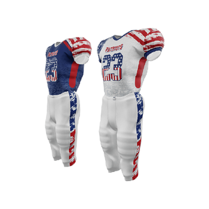 Traje de Jersey de fútbol americano para adultos y niños de talla grande diseño transpirable West Canaan bordado deportes al aire libre malla - Product Image 4
