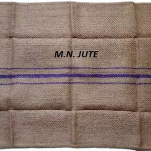 STD BINOLA 100% Jute <b>Fiber</b> Bags 44"x26.5" Satin Fabric Custom Screen Printing for Agriculture Wig <b>Hair</b> Use Textile Packaging - Product Image 1