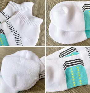 Chaussettes de cheville rembourrées anti-ampoules pour femmes 5 paires 87% polyester 8% spandex 5% élastique - Product Image 6