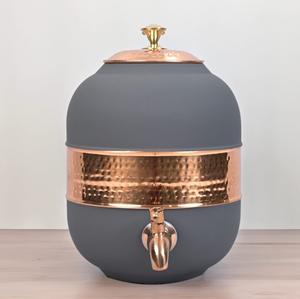 Distributeur d'eau en cuivre Design unique Pot d'eau en cuivre de qualité supérieure Artisanat Meilleure vente Vente en gros - Product Image 2