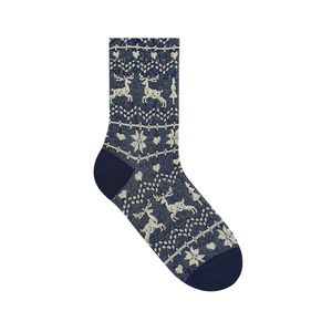 ODM <b>Christmas</b> <b>Socks</b> Reindeer Patterns Warm Cozy <b>Socks</b> <b>for</b> Winter Season Custom Design Multi Color Factory Direct Adjustable - Product Image 2