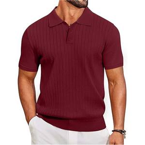 เสื้อเชิ้ตผู้ชายแบบคอปกผ้าแคนวาส ทรงปกติ ผ้าถัก ลายเรียบ แขนสั้น กันยับ น้ำหนัก 180 กรัม พร้อมตัวเลือกสกรีนโลโก้ - Product Image 6