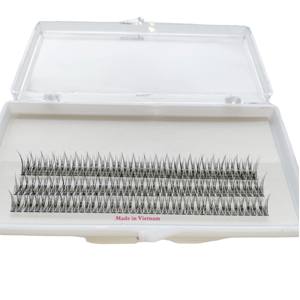 Extensiones de Pestañas de Pelo Sintético Natural Hechas a Mano, Estilo Cola de Pez, Sección Transversal en Abanico, Pestañas de Cola de Milano - Product Image 6