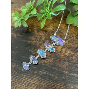 Collier en or rose avec perle d'eau douce en forme de cœur et chaîne en diamant pour cadeau de mariage - Product Image 3