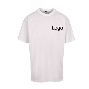 T-shirt vintage 100% coton personnalisable surdimensionné 250Gsm couleur unie poids lourd pour hommes vente en gros - Product Image 1