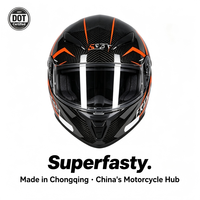 Casque intégral de moto en ABS certifié DOT, neuf, avec fermeture rapide, pour la course sur route et les cruisers, OEM