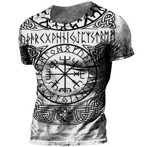 Camiseta Extra Grande Vintage para Hombre, 100% Algodón, Manga Corta, Secado Rápido, Cuello Redondo, Sudadera Urbana, Tops Casuales de Verano - Product Image 6