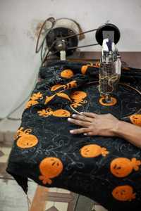 Chaqueta de Mujer Estilo Boho Chic, Nueva, de Algodón Transpirable con Bordado a Mano Suzani - Product Image 3