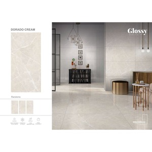 Foshan กระเบื้องเซรามิกเคลือบเงาขนาด60x120ขนาด60*120สีน้ำตาลลายหินอ่อนสีเทา - Product Image 2