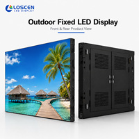 Affichage LED P4 IP65 pour centre de transport, directement de l'usine, dans un cabinet 960x960mm avec animation, pour installation fixe dans les centres commerciaux