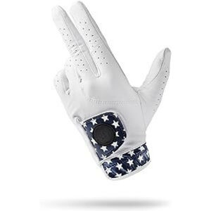 Gant de golf unisexe 100% de haute qualité en cuir véritable Cabretta de haute qualité pour hommes avec logo personnalisé gants de golf en peau de mouton - Product Image 4